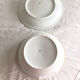 Tableware service 40 pieces in white and gilded porcelain CG Cie France Limoges