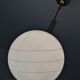 60s design glass ceiling chandelier Glashütte Limburg Bauhaus