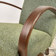 H 410 type C Armchair designed by Jindrich Halabala, 1940s, Czechoslovakia
