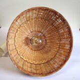Vintage rattan ceiling light