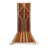 Tapis berbère en laine naturelle 100cm×300cm