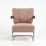 Fauteuil Bauhaus de Mücke & Melder, années 1930