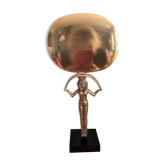 Miroir égyptien en bronze  14x27cm