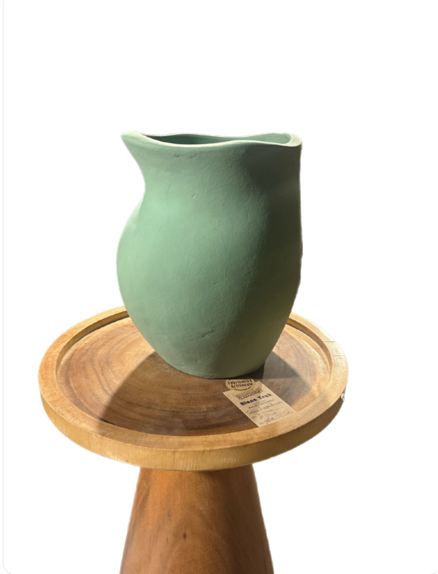 Green vase