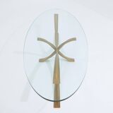 Large bronze coffee table by Michel Mangematin circa 1962