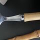 Salad servers with bamboo handles