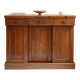 Walnut sideboard, 3 drawers and 3 doors, 1930s.