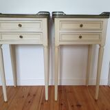 Pair of ancient bedside tables