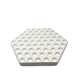 Space age white ceramic plate, Ennio Lucini, Gabbianelli Italy ca. 1970