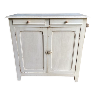 White Parisian buffet