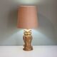 Vintage table lamp, nice golden metal 1970, Belgium
