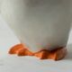 Oie en grès émaillé, Valérie Courtet, travail contemporain