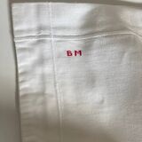 Pair of pillowcases reserve canvas trousseau 1960