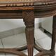 Entrance bench, louis xvi style piano bench, seat cannée