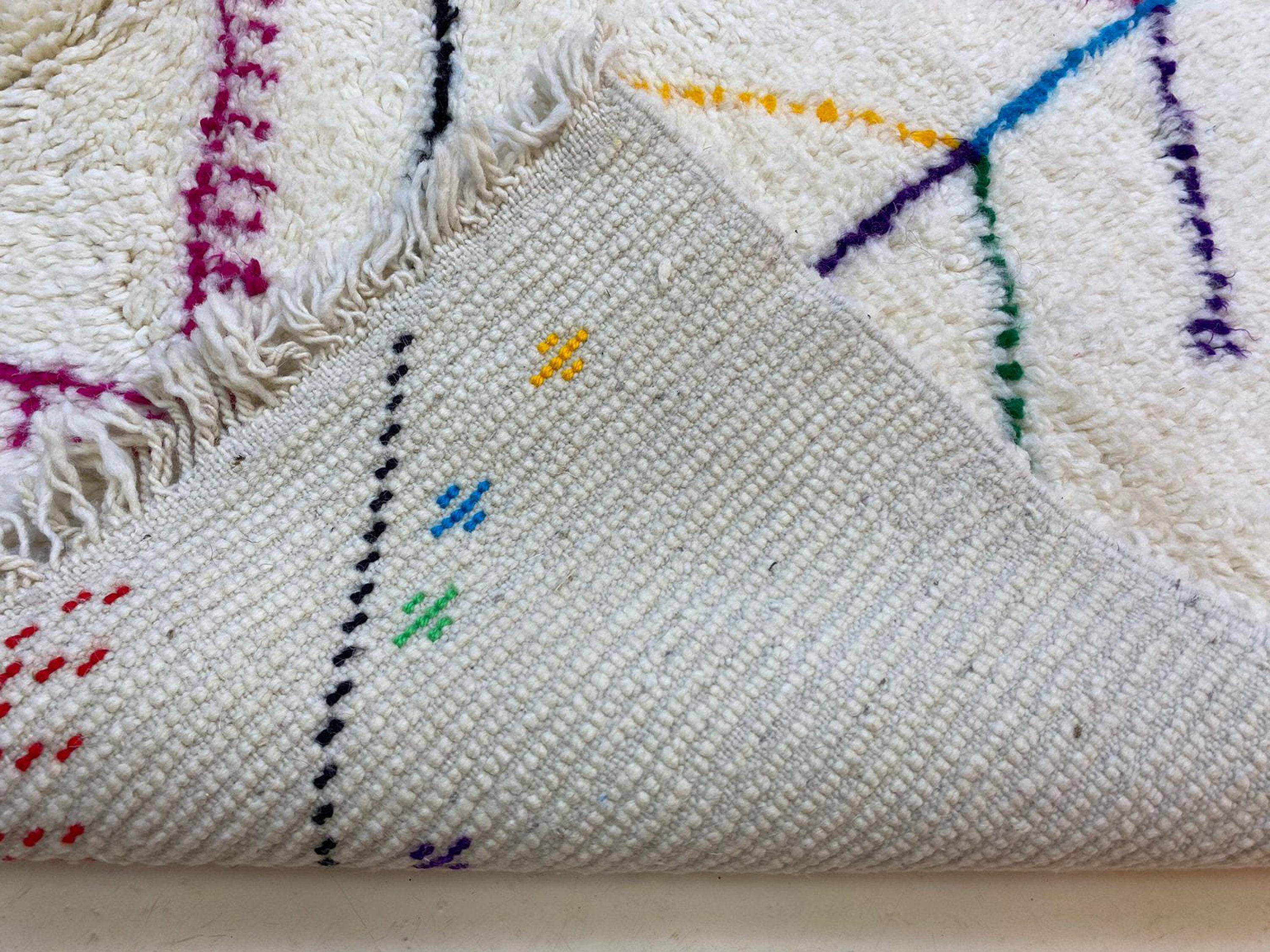 Large Berber wool rug 3x2 m