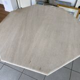 Table en travertin vintage