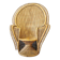 Vintage Peacock Cobra Chair / 1970s  King Rattan Chair in Emmanuelle Style