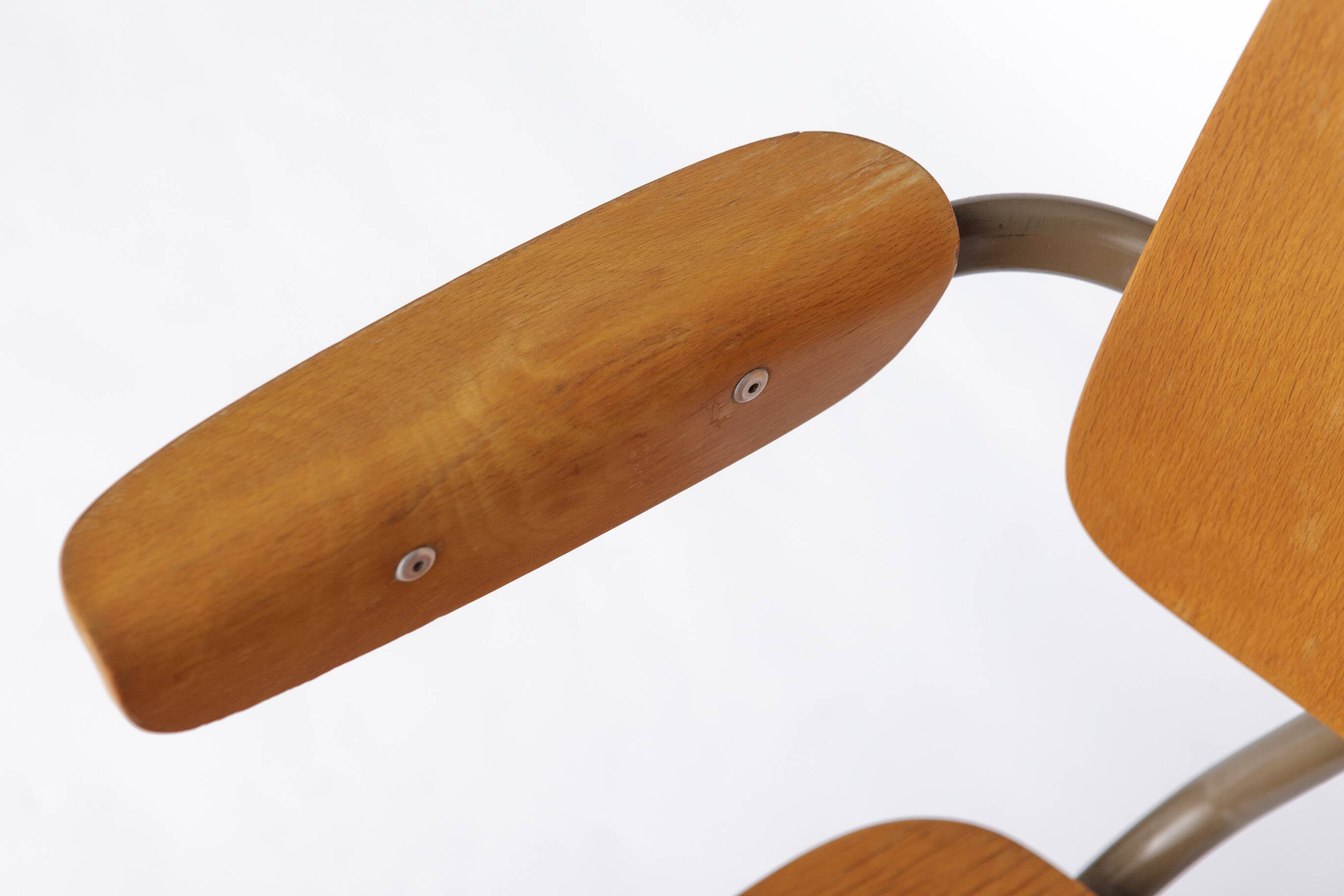 Set of 6 Kho Liang Ie Stackable Chairs – CAR Katwijk, 1950s Mid-Century