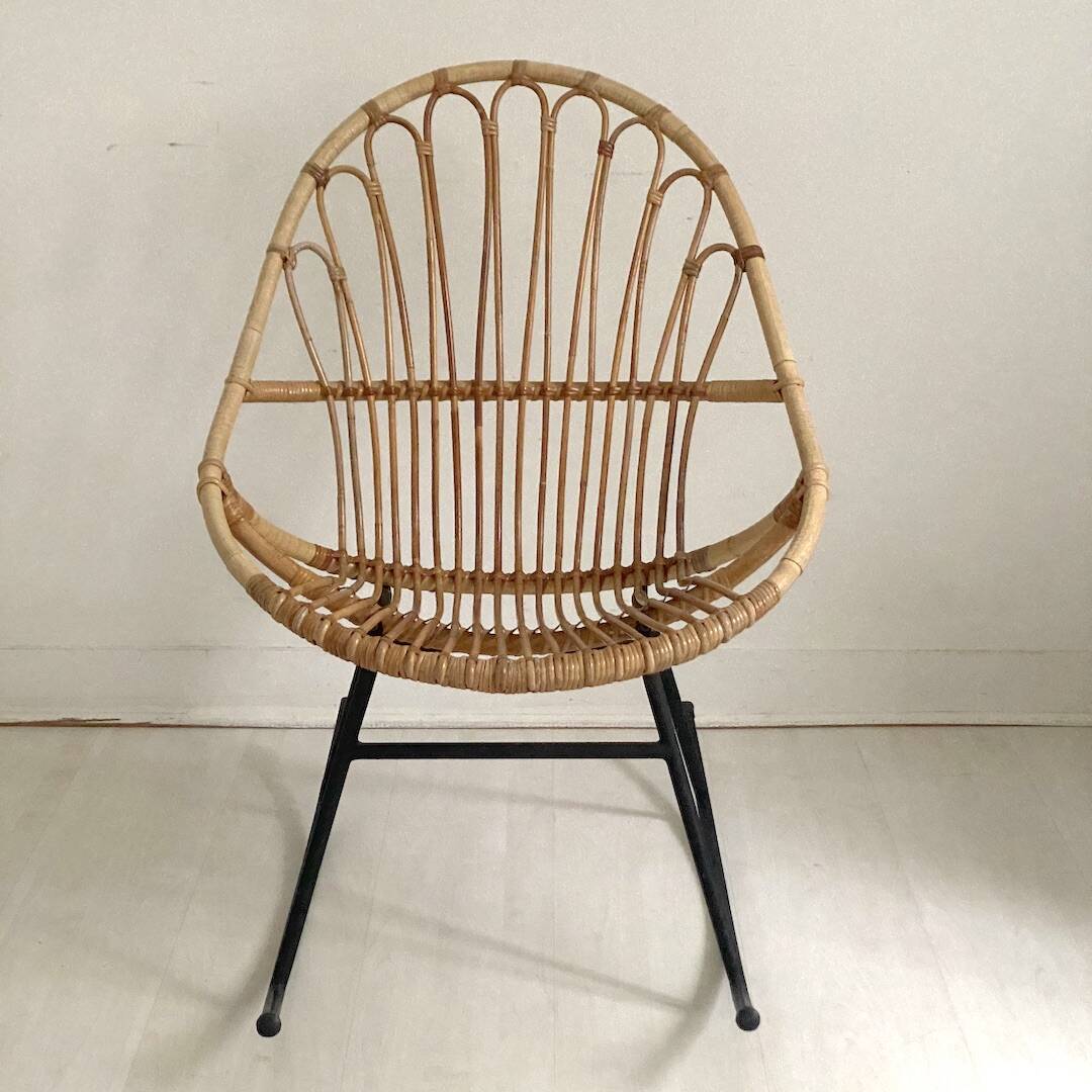 Rattan rocking chair