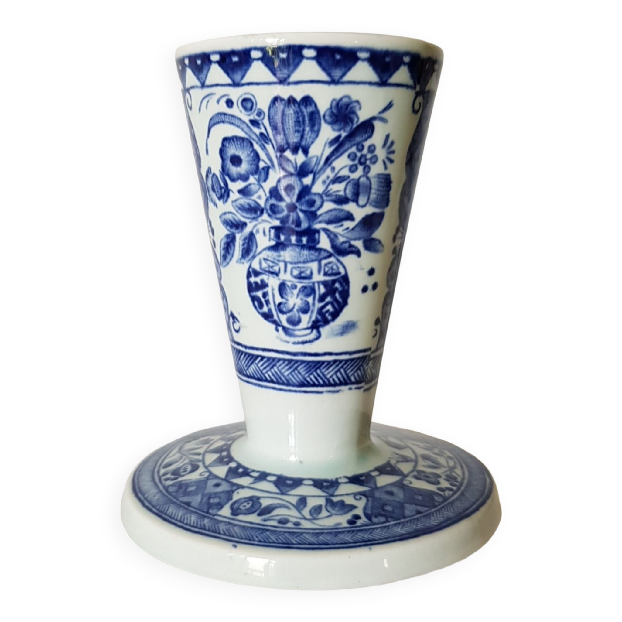 Bougeoir bleu blanc, Sphinx Royal Maastricht