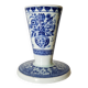 Bougeoir bleu blanc, Royal Sphinx Maastricht