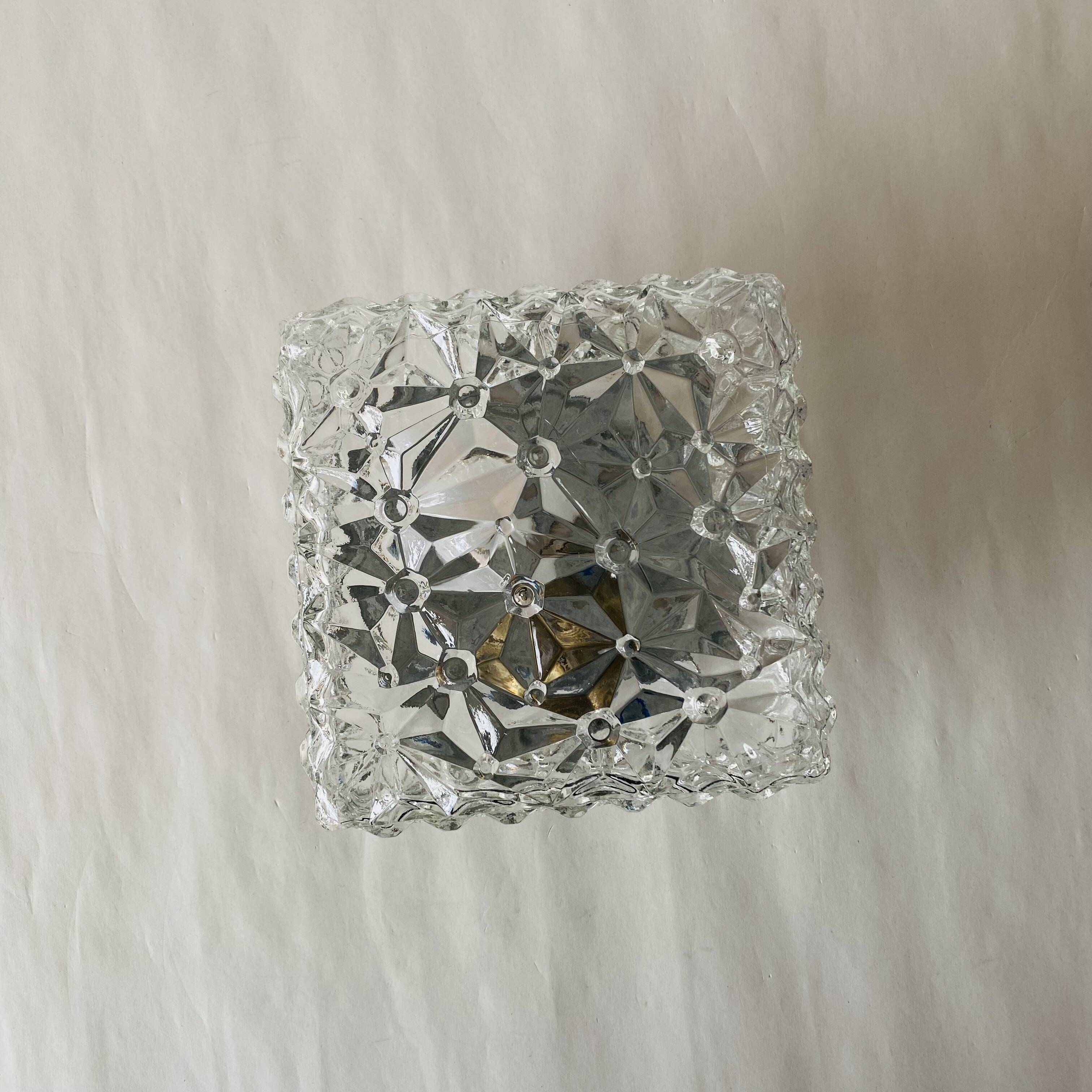Small wall light ceiling light square glass minimalist porthole LAMP-7316