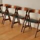 4 chairs Scandinavian Kristiansen teak 60s