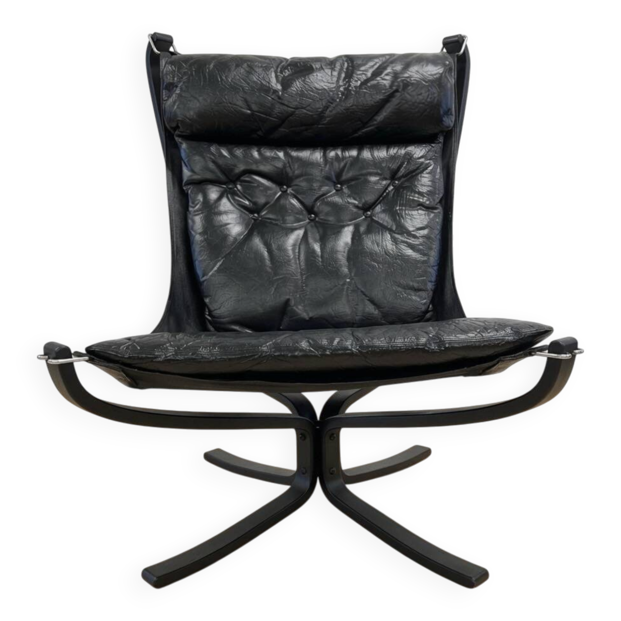 Fauteuil Falcon par Sigurd Ressell pour Vatne Møbler, Norvège.