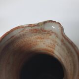 Set of 3 ceramic pitchers / milk jugs Signed Daniel Auger (Puisaye)
