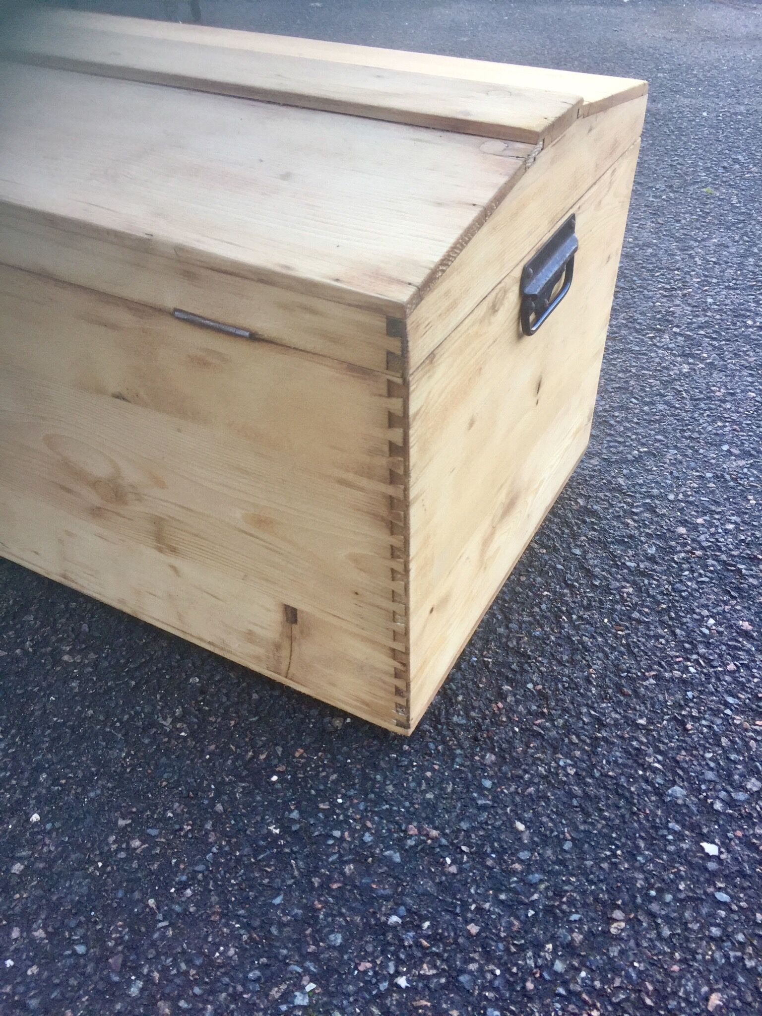 Antique wooden chest