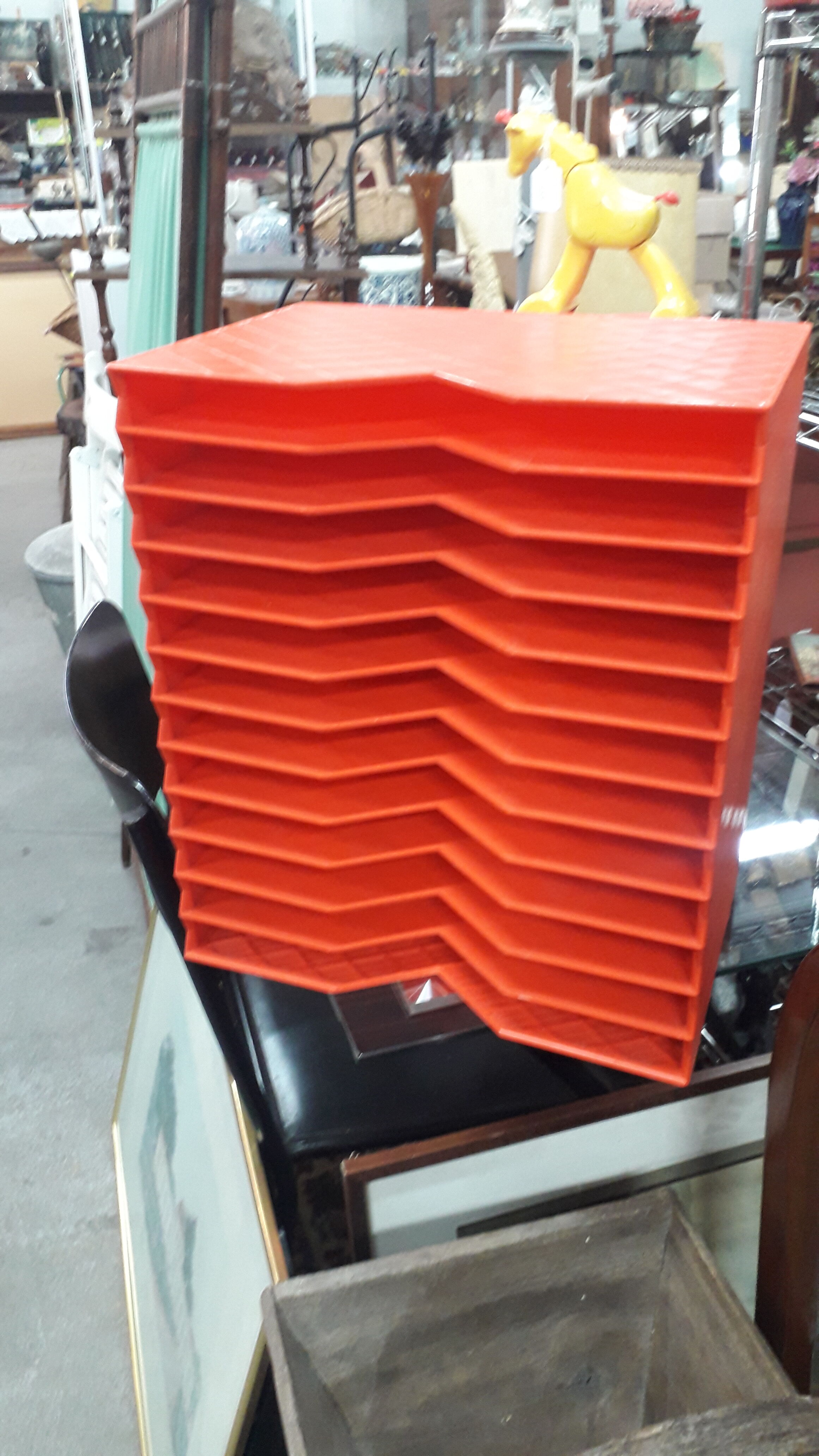 paper binder, sorter, briefcase