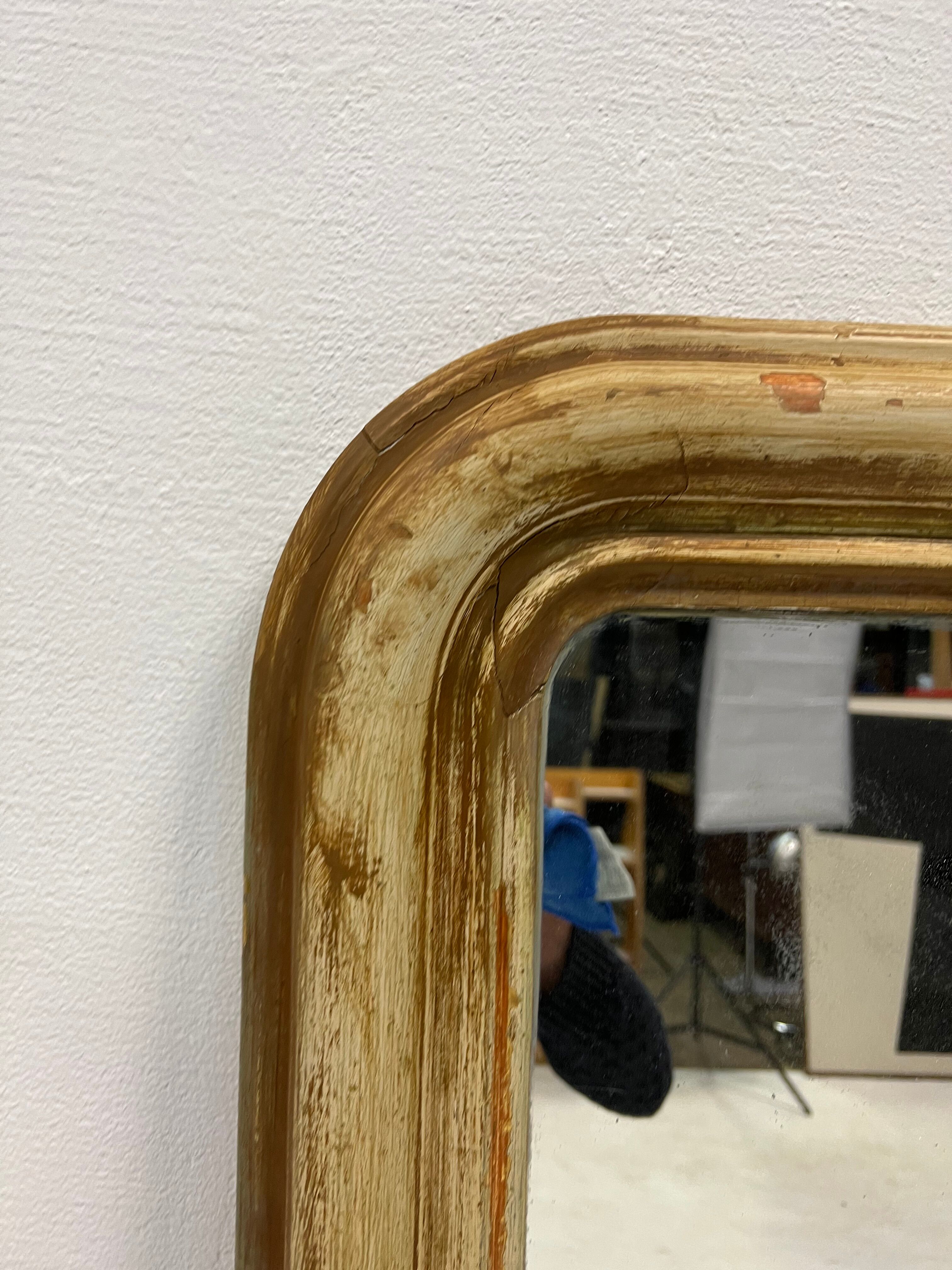 Louis Philippe mirror 108 X 66 cm, XIXth