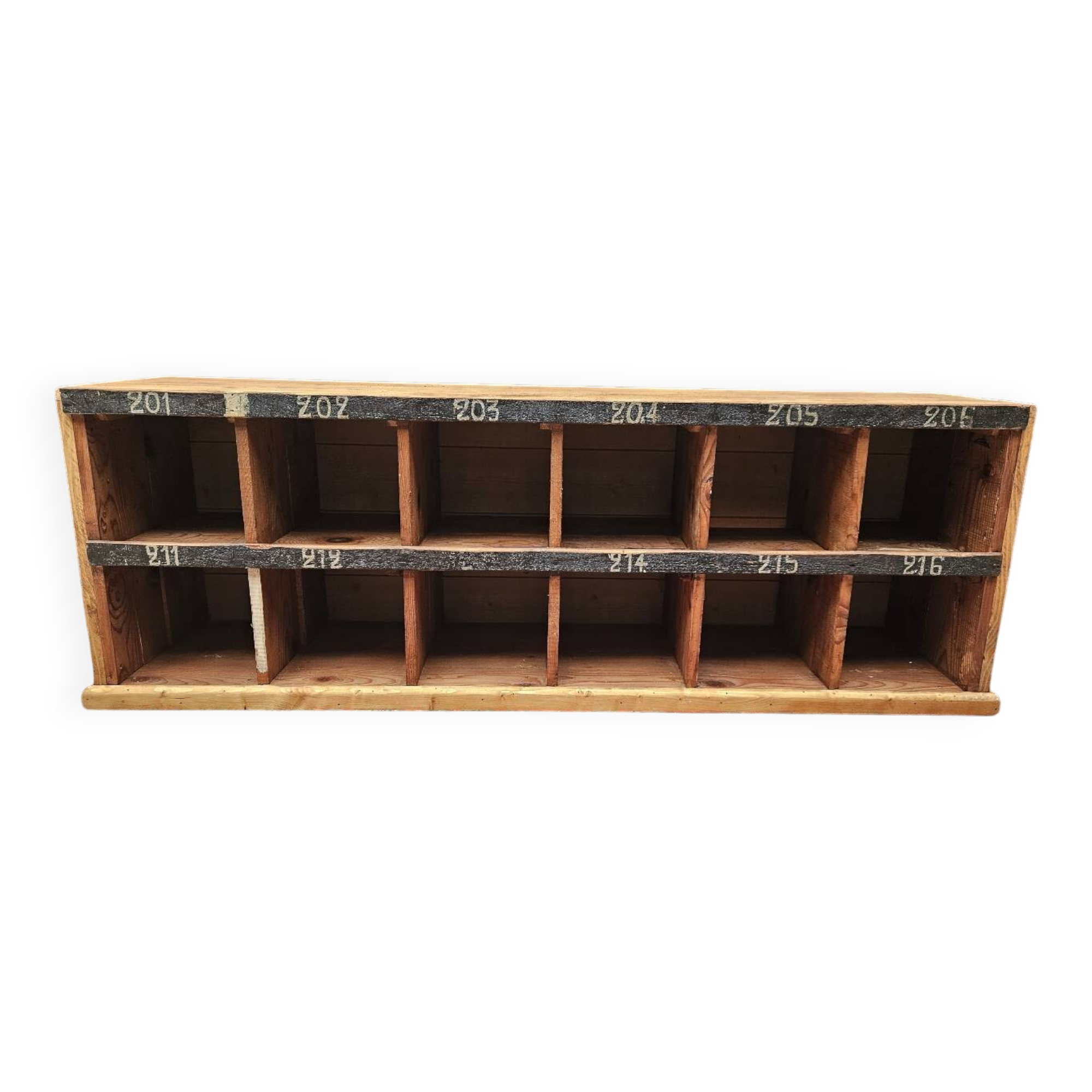 Wooden locker / storage bench