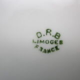 Old dessert service in Limoges porcelain