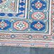 Powder Pink & Soft Blue Vintage Persian Rug, 166x209 Cm