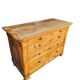 Commode Louis-Philippe ancienne bois blond, 4 tiroirs