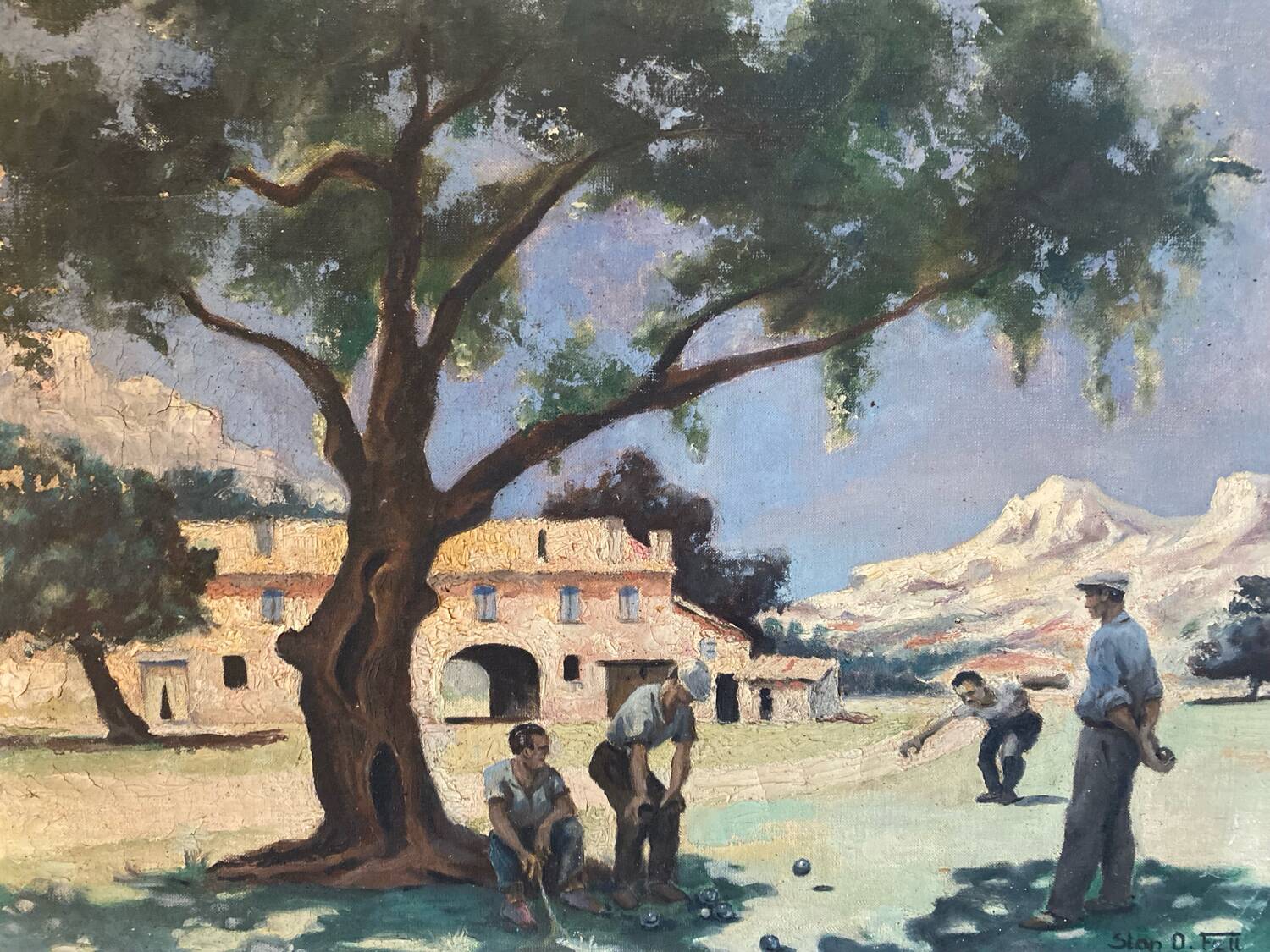 Petanque players signed