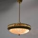 1970s Space Age Metal Pendant by LUDIB Bratislava
