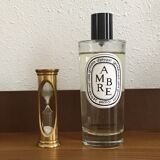 Old vintage golden hourglass