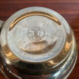 Antique TASSUNIC Teapot Silver Metal + Wooden Handle United France Vintage