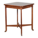 Square game table in marquetry, early 20th century
