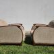 Pair of reclining art deco armchairs. 1930s.