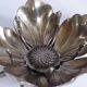 Bougeoir cendrier en forme de fleur