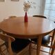 Table extensible scandinave vintage