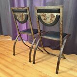 Pair of Sinus chairs designed by Karl Friedrich Förster, KFF, Germany, 1990