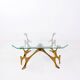 Table basse sculpturale dans le style de Fred Brouard