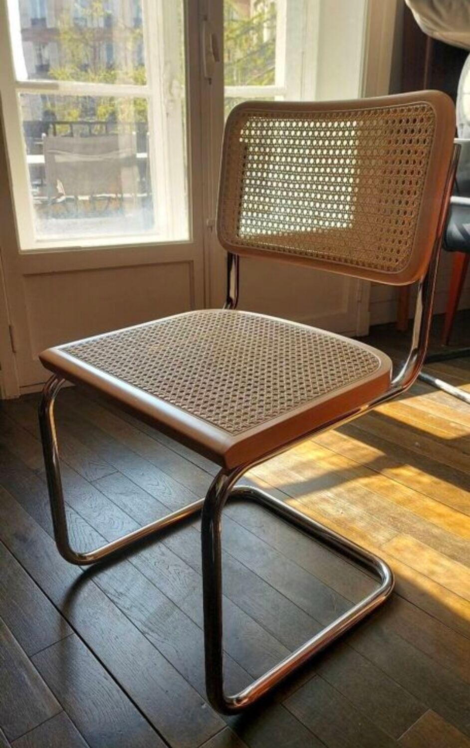 Chaises Cesca B32 par Marcel Breuer