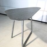 SPT steel table and its designer chair Atelier Serruys 2022