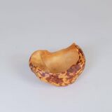 Set of 3 bowls in organic burl wood from Swedish folk art, circa 1960-1970.