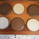 6 stoneware dessert plates